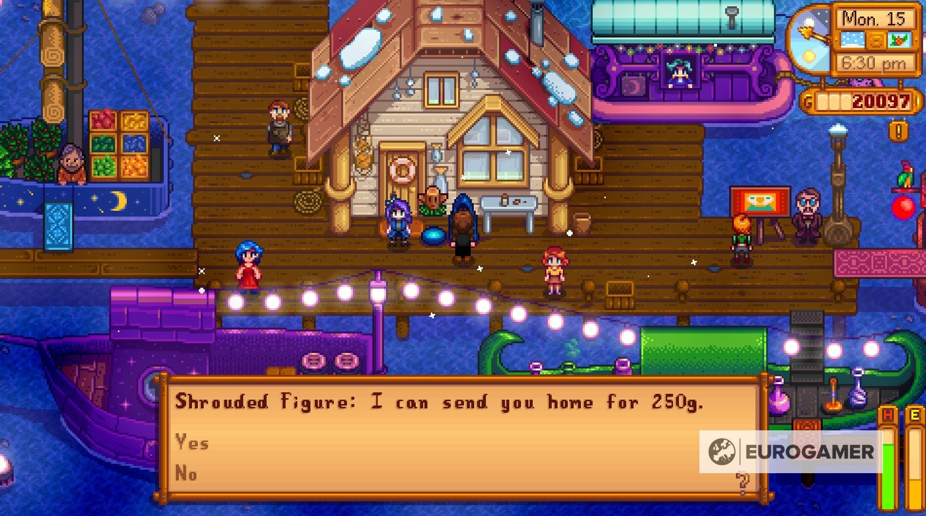 Stardew Valley Night Market and Mermaid Boat puzzle solution explained